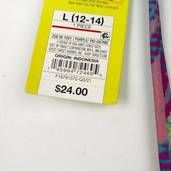 NWT all in motion swim top size large - Picture 5 of 8